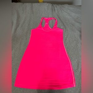 Lululemon Cool Racerback Tank in a Fuchsia Pink